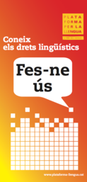 Campanya de difusió dels drets lingüístics dels ciutadans