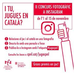 El concurs fotogràfic “I tu, jugues en català?” premia l'originalitat