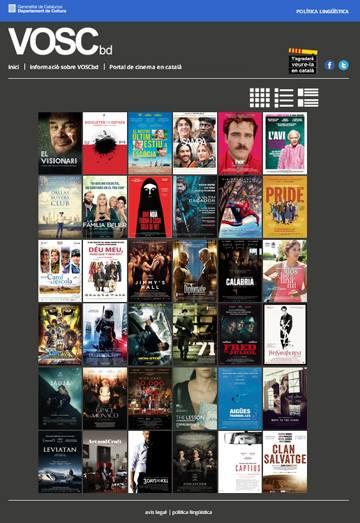 Entra en servei una base de dades en línia per consultar les pel·lícules subtitulades en català