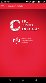 Estrenem app: Jocs en català