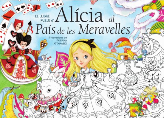 El llibre puzle d'Alícia al país de les meravelles