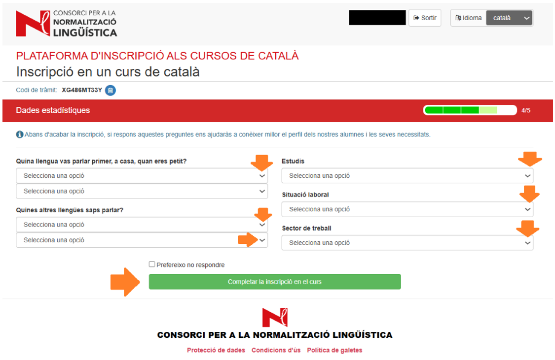 Dades estadístiques