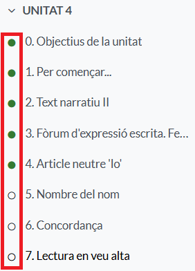 Menú lateral esquerre