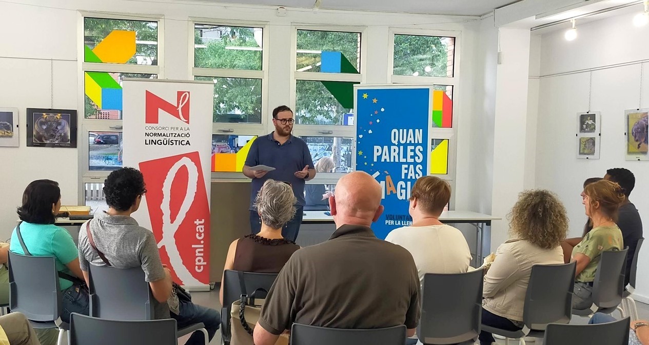 Presentació del VxL a Vilanova i la Geltrú, al Centre Cívic de Sant Joan.