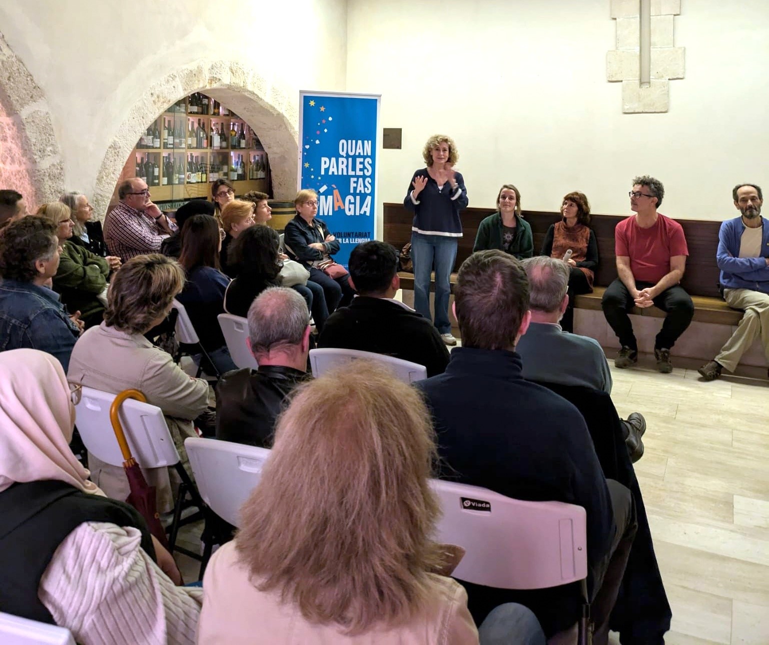 Presentació del VxL a Vilafranca, al Vinseum, entitat adherida al VxL.