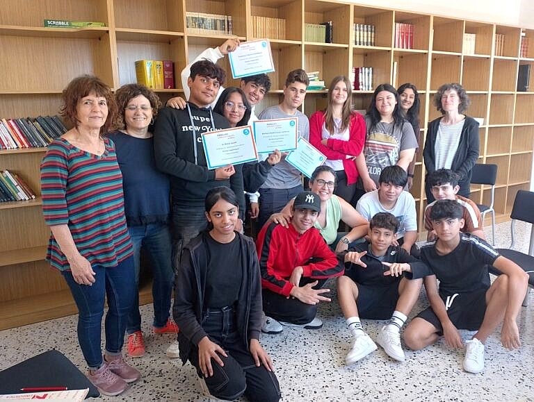 Parelles lingüístiques a l’Institut Intermunicipal del Penedès, a Sant Sadurní d’Anoia.