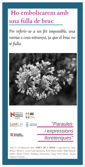 Ho embolicarem amb una fulla de bruc