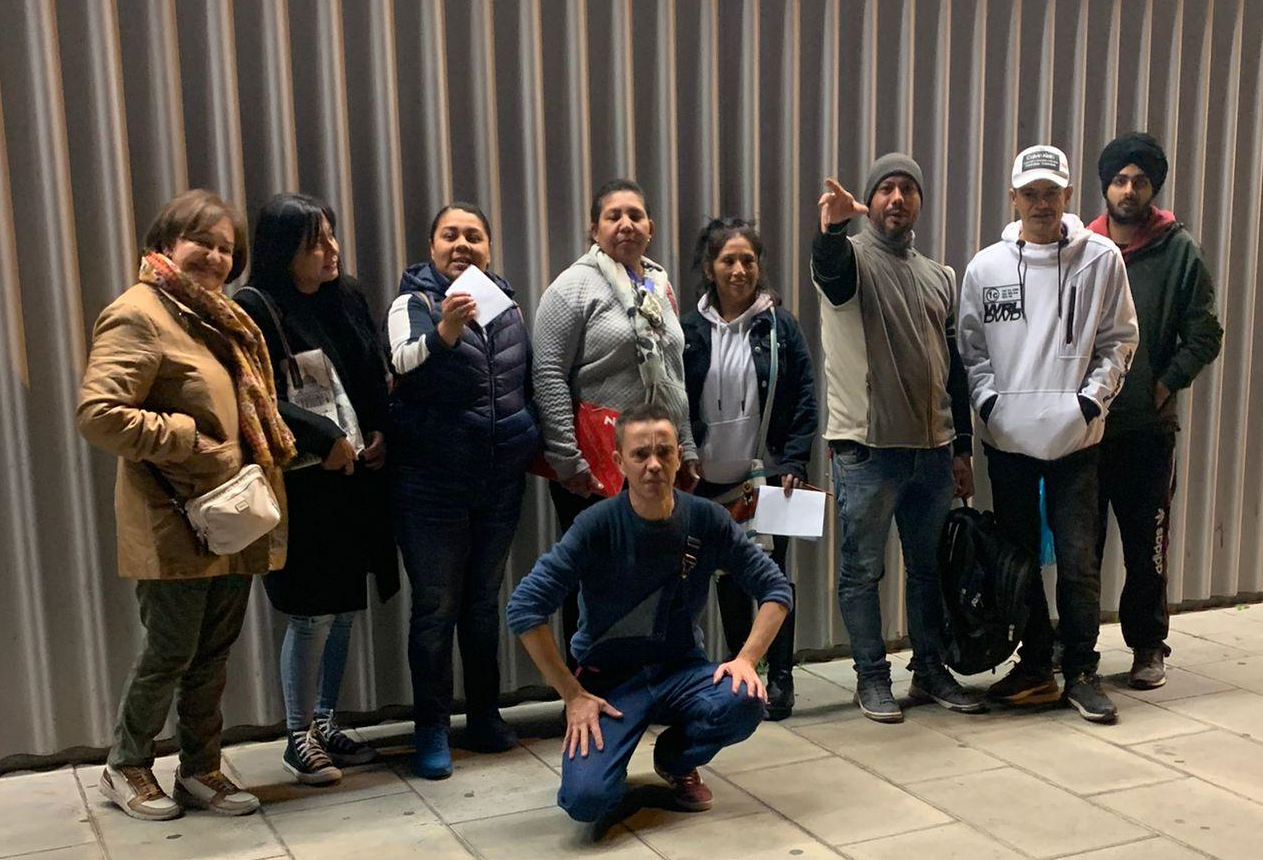 Alumnes de Calafell al mercat