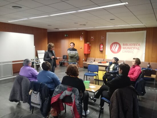 Presentació del Club de lectura el gener del 2023