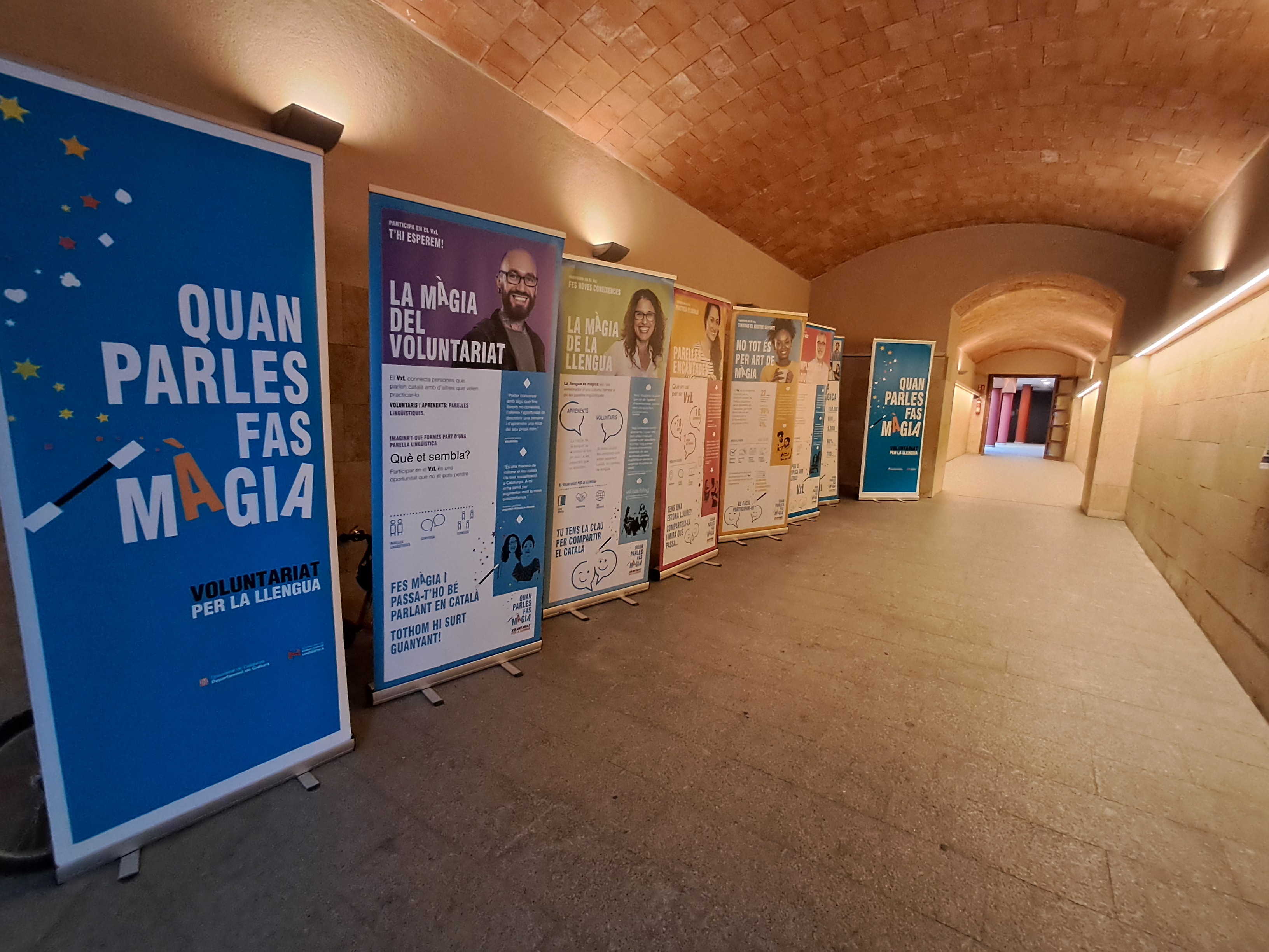 Imatge de l'exposició Quan parles fa màgia