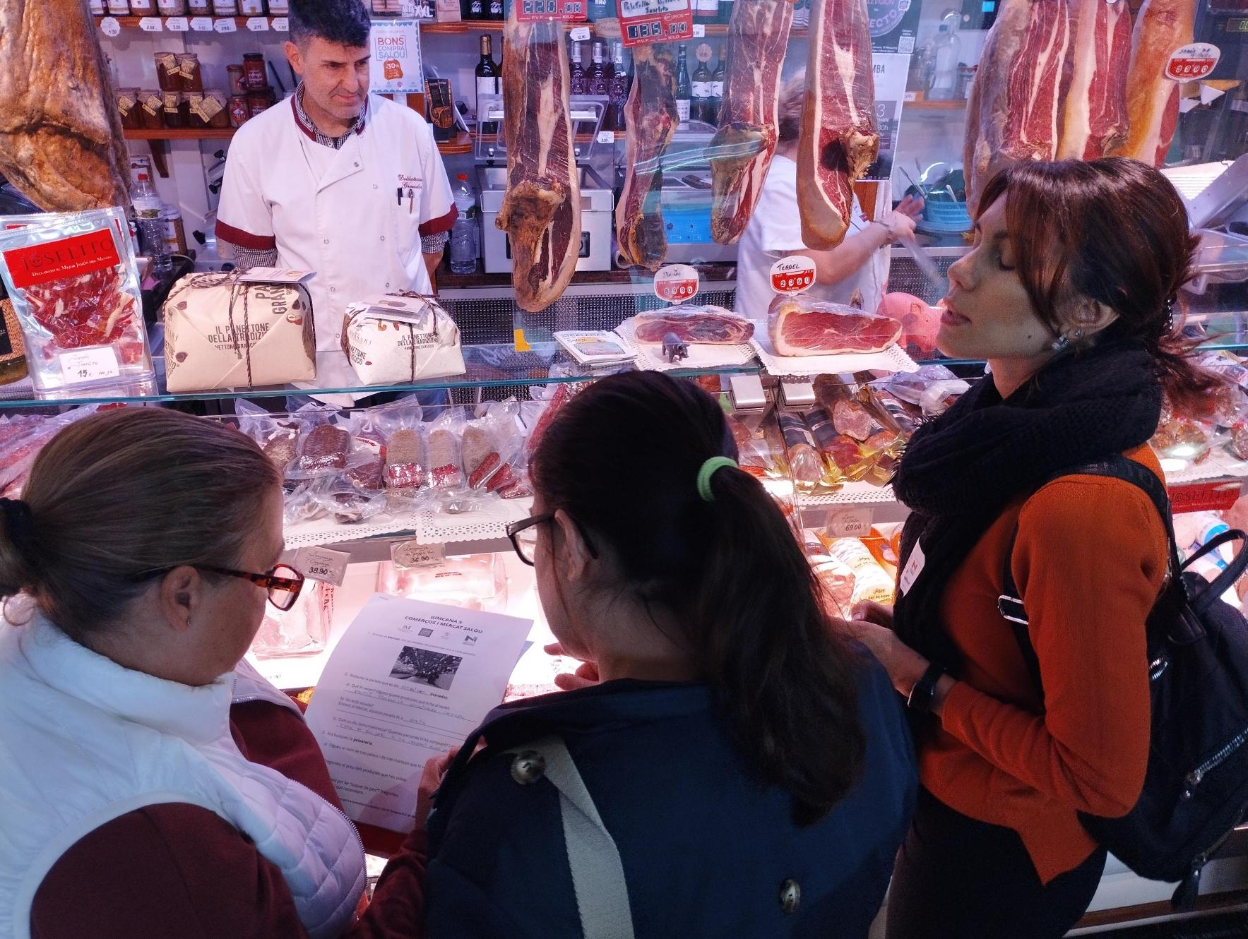 Alumnes a la gimcana